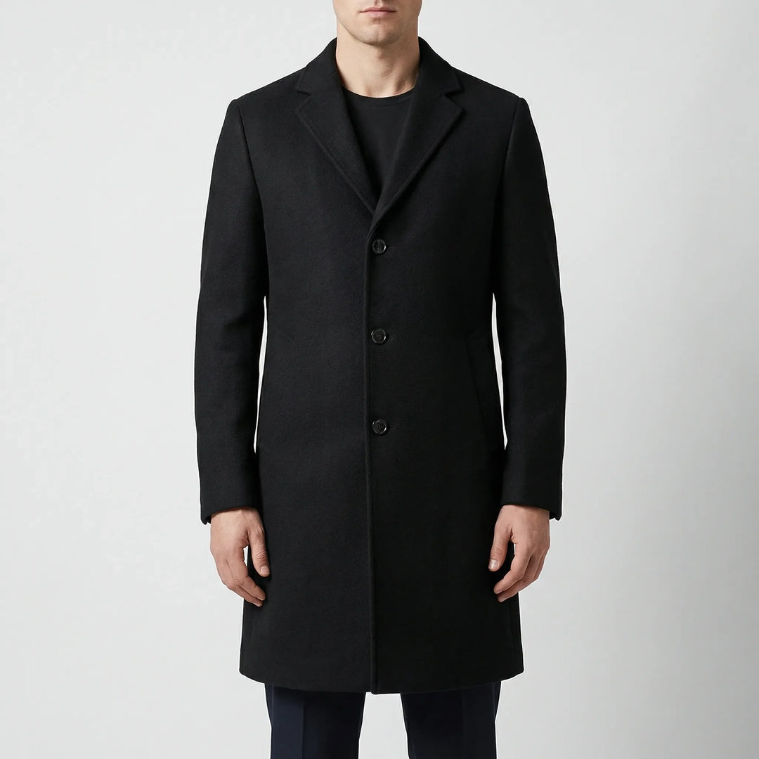 Veltmore - Longline Structured Men's Overcoat