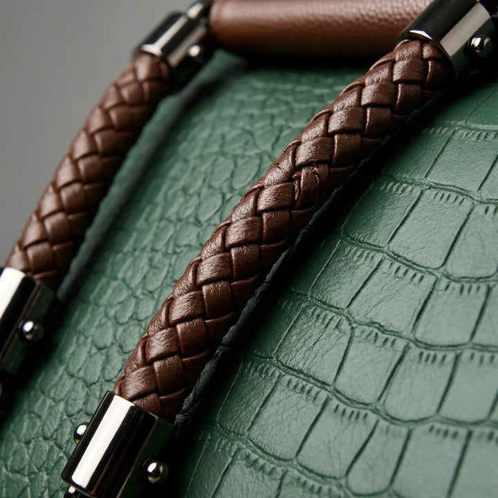 Veltora - Structured Tote With Embossed Texture