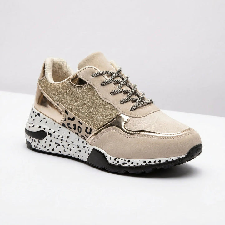 Velvrix - Lace-Up Printed Women's Sneaker