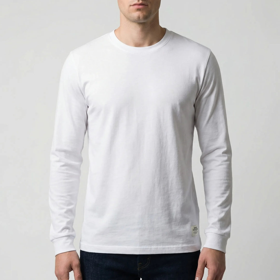 Vestalo - Long-Sleeve Crew Neck Men's Shirt