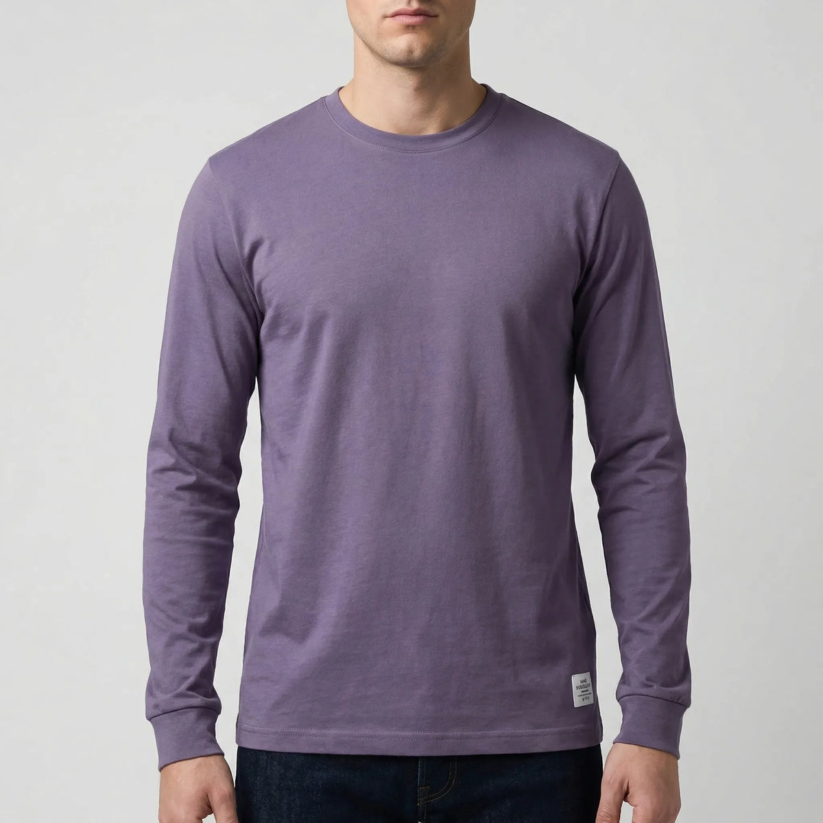 Vestalo - Long-Sleeve Crew Neck Men's Shirt