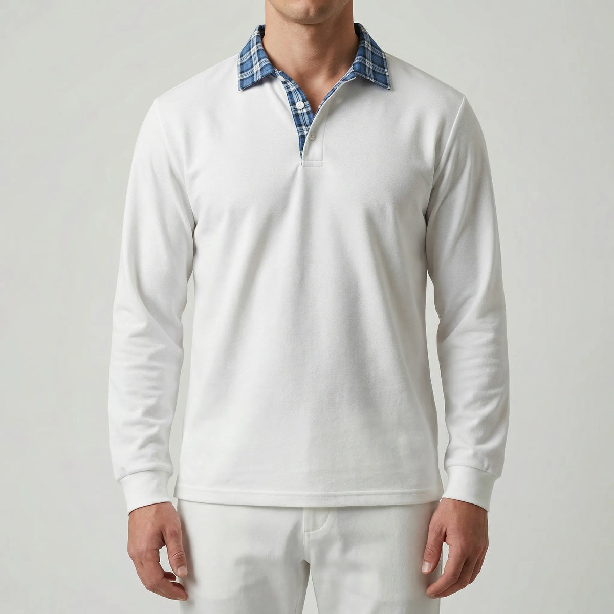 Vestano - Long Sleeve Polo Collar Sweater