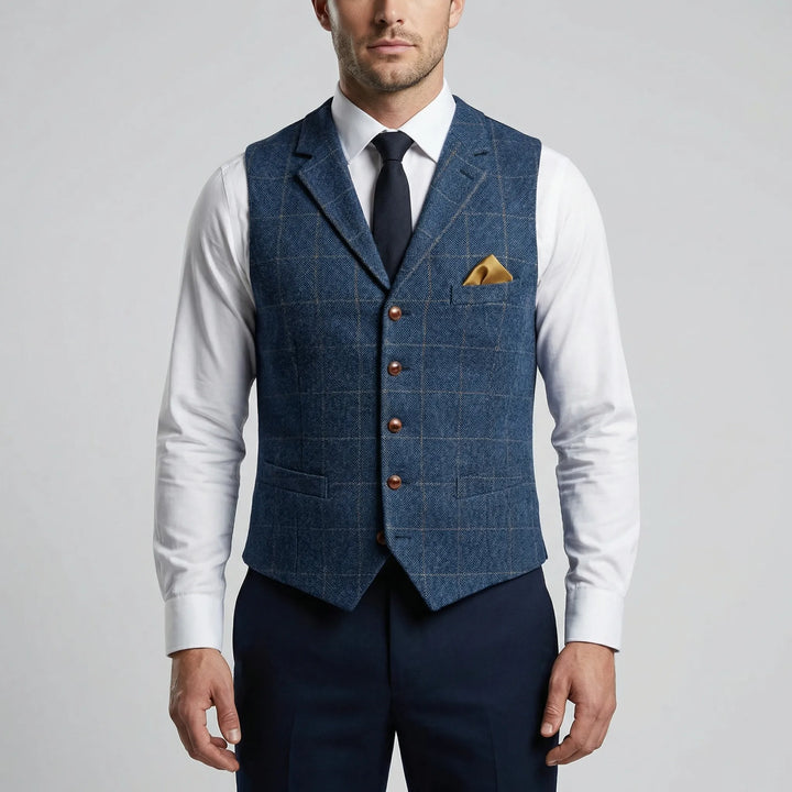 Vestonn - Vintage-Inspired Button-Front Vest