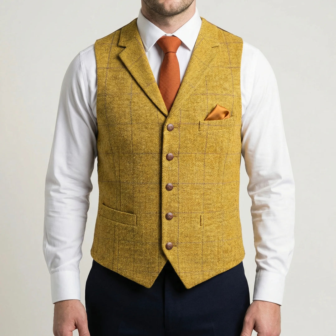 Vestonn - Vintage-Inspired Button-Front Vest