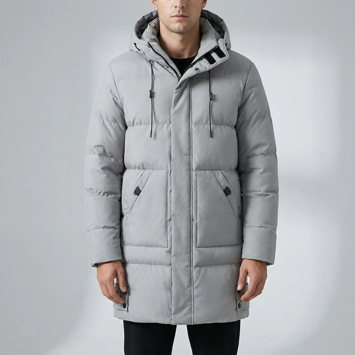Vordex - Long Hooded Puffer Parka For Men