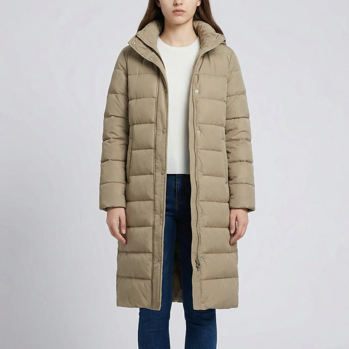 Wintrelux - Quilted Hooded Long Winter Jacket