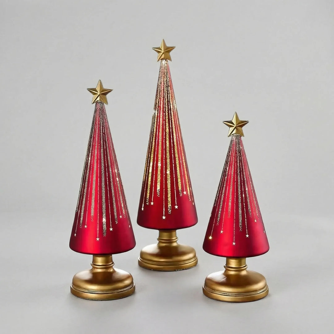 Yuletrix - Light-Up Indoor Christmas Tree Figurine