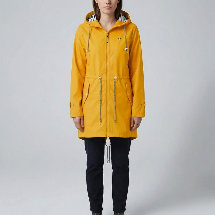 Water-Repellent Hooded Outdoor Jacket for Women