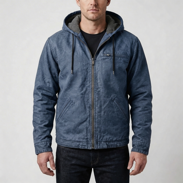Hooded Zip-Up Jacket for Men