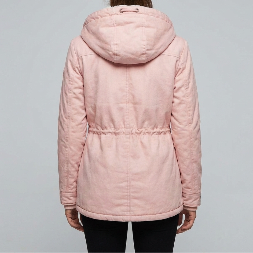 女性用水をはじく冬のジャケット