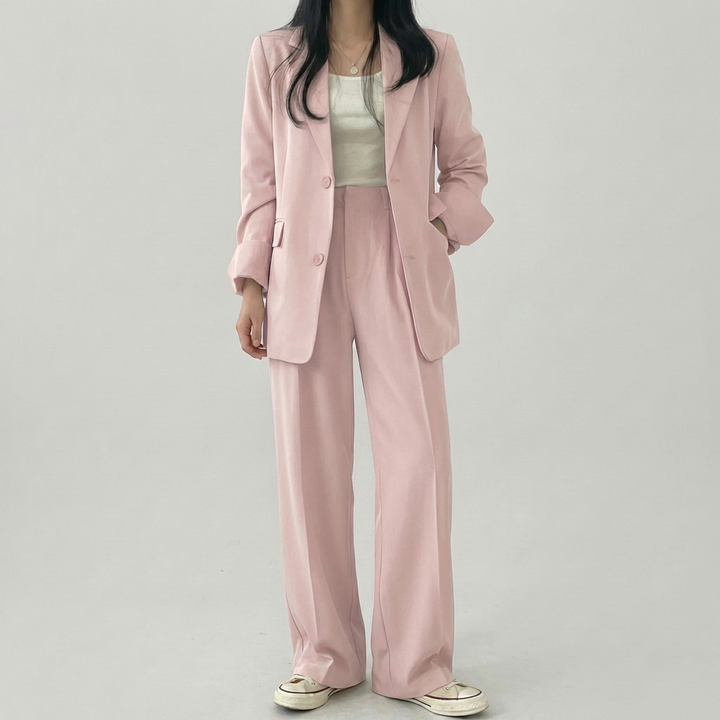 二つのピースの女性用スーツ
