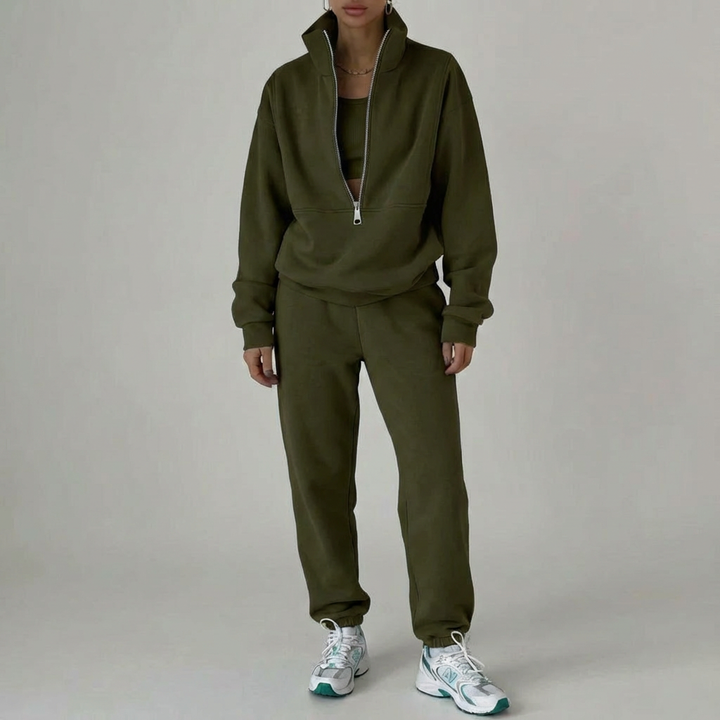 女性用二重トラックスーツ