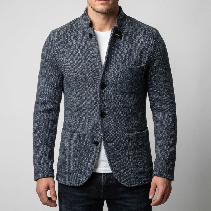 Quilted Down-Fill Cardigan for Men