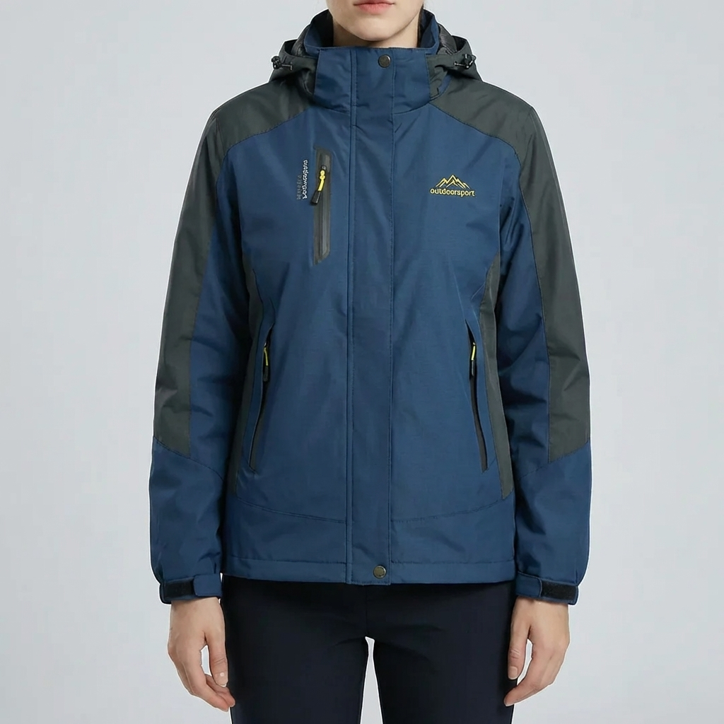 Hooded Windproof Outdoor Jacket for Women