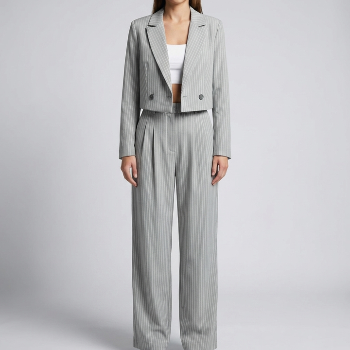 Two-Piece Blazer And Trouser Set for Women