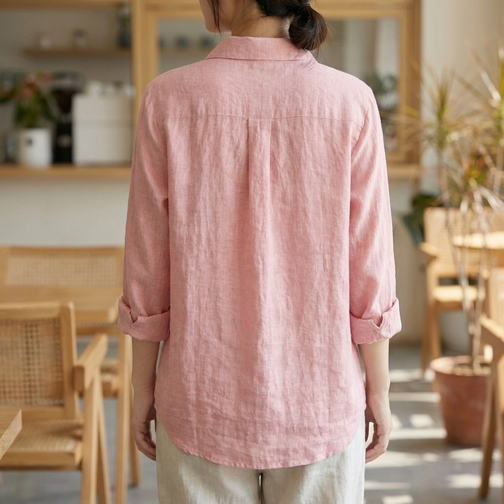 女性用ロングスリーブブラウス