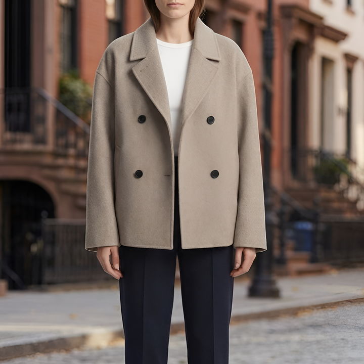 女性用ショートダブルブレストジャケット